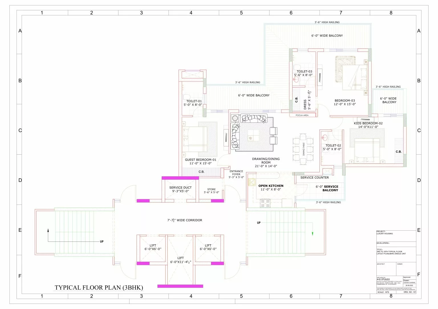 The Lutyens Floor plan